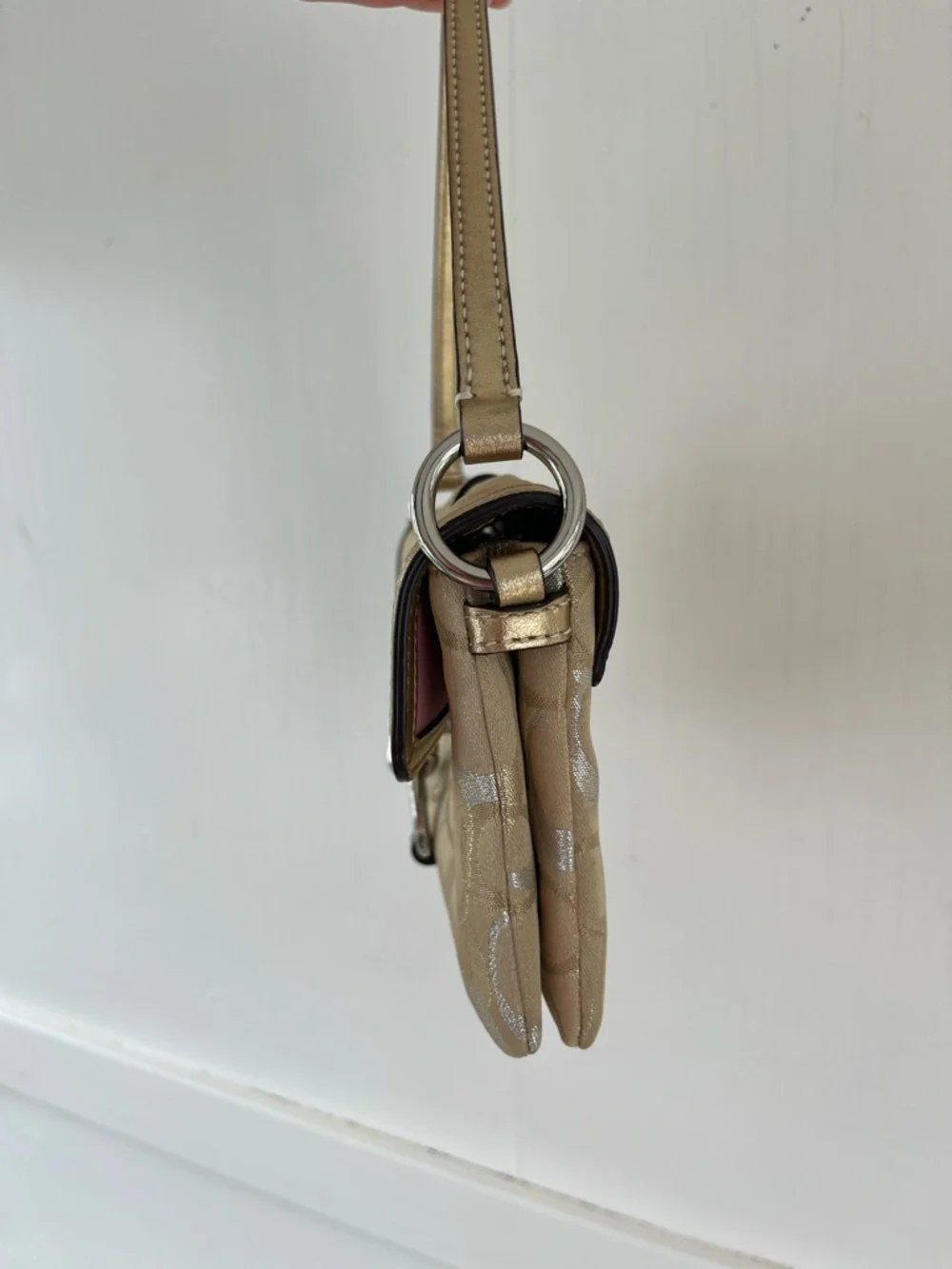 Vintage Coach Hamptons Optic Clip Shoulder Bag - Picture 5 of 7